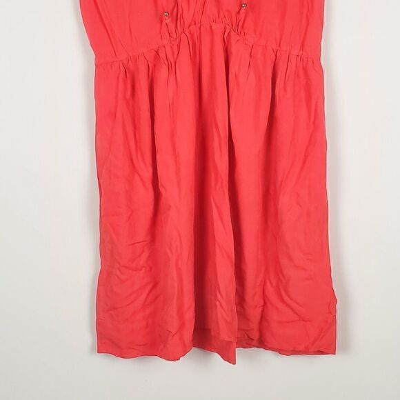 Maeve Anthropologie Red Orange Dress - Picture 3 of 6